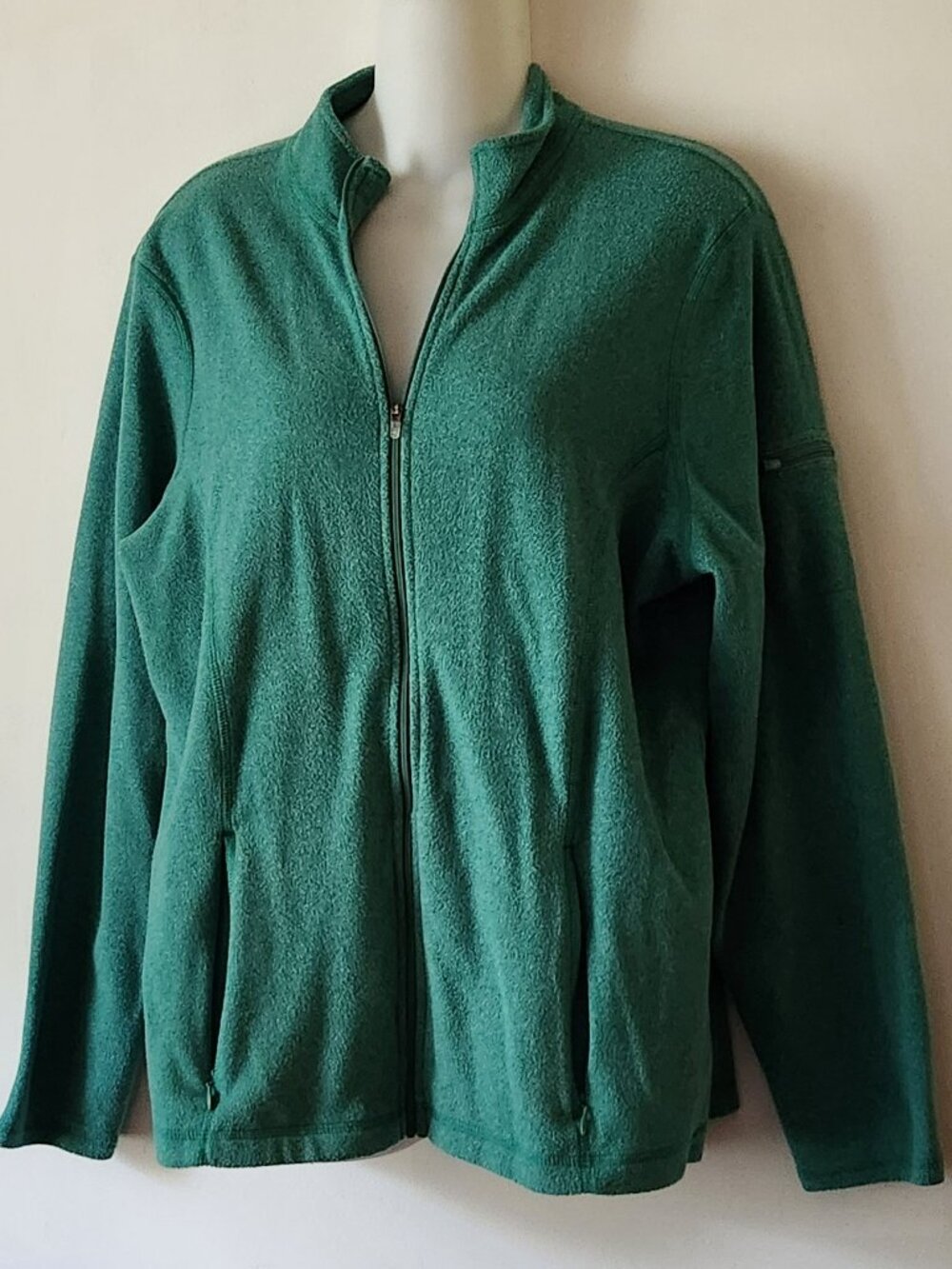 L.L. Bean lightweight jacket sz L green VGUC